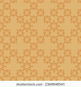 Resumen de un patrón geométrico sin fisuras. Ornamento geométrico floral. Ornamento de la cubierta barroca lineal. Impresión geométrica de línea.
