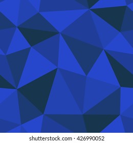 Abstract seamless geometric pattern. Light and dark blue geometric pattern for background or wallpaper. The geometric pattern for printing presentation or flyer.