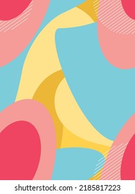 Abstract seamless geometric pattern. Modern vector template for banner, cover, print, promotion, sale, greeting, web, page, header, landing, social media