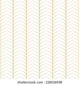 Abstract seamless geometric pattern. Monochrome white wallpaper.Geometry gold grid texture.Vintage style texture.Vector illustration