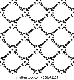 Abstract seamless geometric pattern. Monochrome white wallpaper.