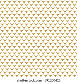Patrón geométrico abstracto. Papel pintado blanco monocromo.Textura geométrica de rejilla dorada.textura de estilo vintage.Ilustración vectorial