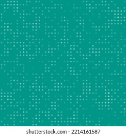 Resumen de un patrón geométrico sin fisuras. Fondo mosaico de círculos blancos. Pequeñas formas de diferente color, incluso separadas. Ilustración vectorial en el fondo de la bandeja