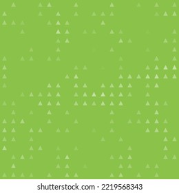 Abstract seamless geometric pattern. Mosaic background of white triangles. Evenly spaced  shapes of different color. Vector illustration on light green background