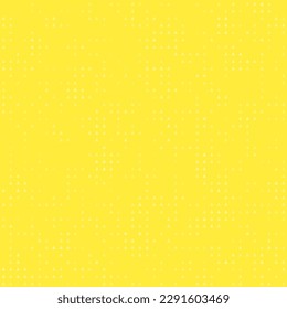 Abstract seamless geometric pattern. Mosaic background of white triangles. Evenly spaced small shapes of different color. Vector illustration on yellow background