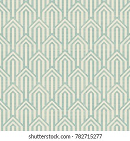 Abstrato padrão geométrico sem emenda no fundo da textura. Art deco padrão sem costura em turquesa e bege. Ilustração de vetor vintage design. Islã, árabe, turco, motivos otomanos