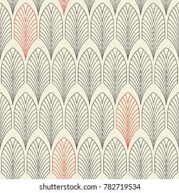 Abstract seamless geometric pattern on texture background. Art deco seamless pattern in retro colors. Vector illustration vintage design. Islam, Arabic, turkish, ottoman motifs