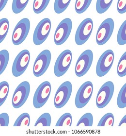 Abstract seamless geometric pattern. Optical illusion of motion.