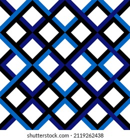 Abstract seamless geometric pattern. Geometric ornament with intertwined rhombuses. Vector illustration.