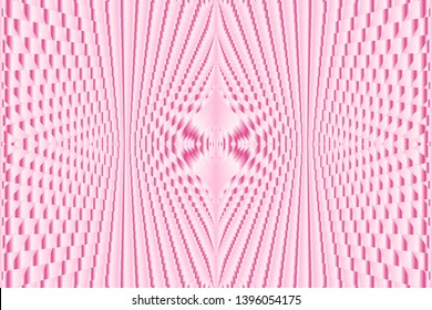 Abstract seamless geometric pattern of pink colored texture. Creative vector illustration design. Can be used as background, backdrop, image montage in graphic design, book cover, flyer, brochure, adv