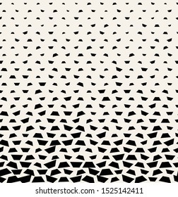 Abstract seamless geometric pattern print. Simple halftone background pattern design. Vector illustration.