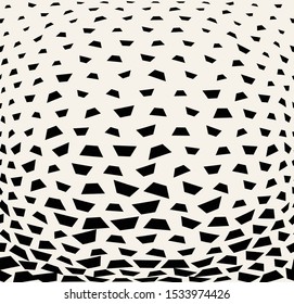 Abstract seamless geometric pattern print. Simple halftone background pattern design. Vector illustration.