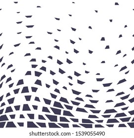 Abstract seamless geometric pattern print. Simple halftone background pattern design. Vector illustration.