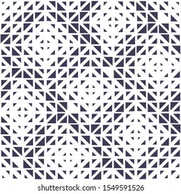 Abstract seamless geometric pattern print. Simple halftone background pattern design. Vector illustration.