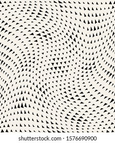 Abstract seamless geometric pattern print. Simple halftone background pattern design. Vector illustration.