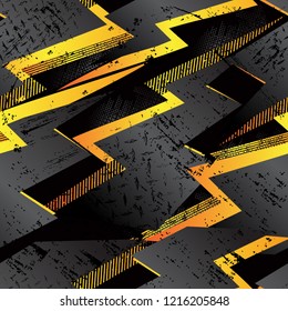 Patrón geométrico abstracto. Antecedentes de regata para envolver y calar de vinilo. Fondo urbano repetido y grueso para los textiles
