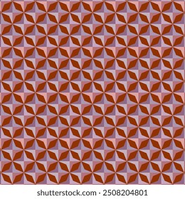 Abstract Seamless Geometric pattern. Red Colorful diamond shape geometrical editable pattern. Design for fashion , fabric, textile, wallpaper, cover, web , wrapping and all prints on White background.