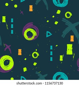 Abstract seamless geometric pattern. repeated backdrop for textile, clothes, wrapping paper.
