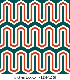 Abstract seamless geometric pattern. Retro background. Vector illustration