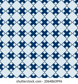 Abstract seamless geometric pattern of rhombuses and diagonals. Vector illustration