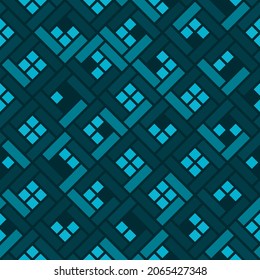Abstract seamless geometric pattern of rhombuses and diagonals. Vector illustration