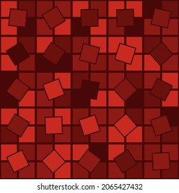 Abstract seamless geometric pattern of rhombuses and diagonals. Vector illustration