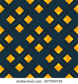 Abstract seamless geometric pattern of rhombuses and diagonals. Vector illustration