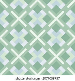 Abstract seamless geometric pattern of rhombuses and diagonals. Vector illustration