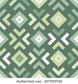 Abstract seamless geometric pattern of rhombuses and diagonals. Vector illustration