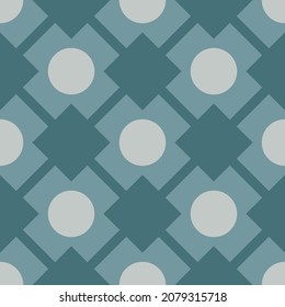 Abstract seamless geometric pattern of rhombuses and diagonals. Vector illustration