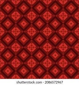 Abstract seamless geometric pattern of rhombuses and diagonals. Vector illustration