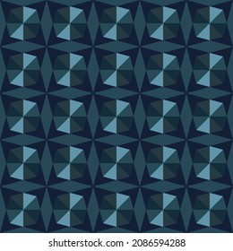 Abstract seamless geometric pattern of rhombuses and diagonals. Vector illustration