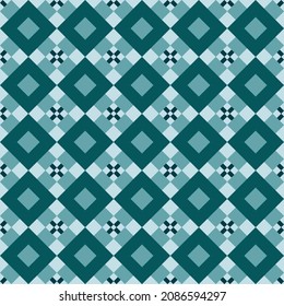 Abstract seamless geometric pattern of rhombuses and diagonals. Vector illustration