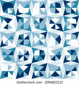 Resumen de patrón geométrico sin fisuras de rombos y diagonales. Ilustración del vector