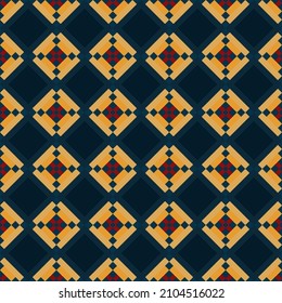 Abstract seamless geometric pattern of rhombuses and diagonals. Vector illustration