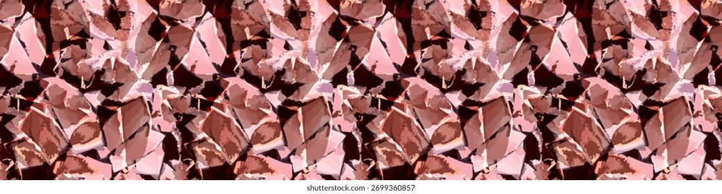 Abstract seamless Geometric Pattern in Ruby and Mauve Tones. Dark Polygonal Mosaic Background Seamless Tile

. Seamless Textured Digital Art Wallpaper in Brown and Pink
