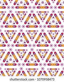 Abstract seamless geometric pattern. Simple forms.