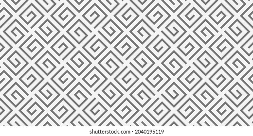 Abstract seamless geometric pattern. Square spiral seamless.
