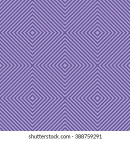 Abstract seamless geometric pattern of squares. Square frames of decreasing size placed one inside another forming continuous drawing. Purple and gray colors. Vector illustration for creative design