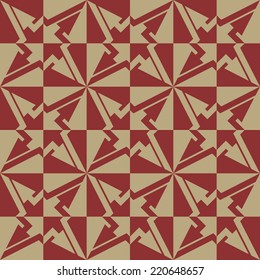 The abstract Seamless geometric pattern with stars