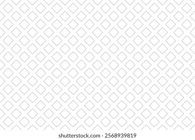 Abstract Seamless Geometric Pattern. Thin Lines Texture. White Textured Background. Vector Art.