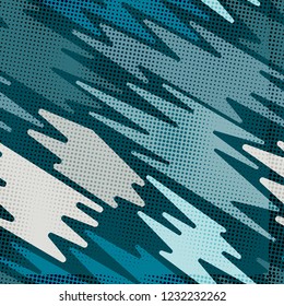 Abstract seamless geometric pattern. Urban repeated backdrop for boys, textile, wrapping paper.
