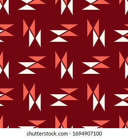 Abstract seamless geometric pattern.  Vector illustration.