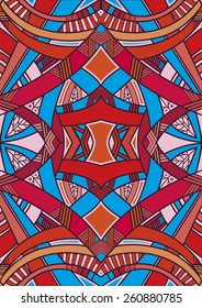 Abstract Seamless Geometric Pattern. Vector Illustration