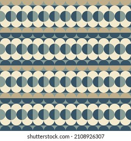 Abstract seamless geometric pattern, vintage style, shapes,  elements, ornament, vector