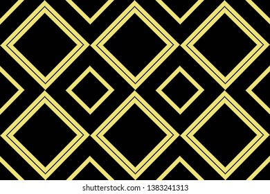 abstract seamless geometric pattern. Yellow color. for wallpapers, web page background, surface textures, Image for advertising booklets, banners. Vector illustration