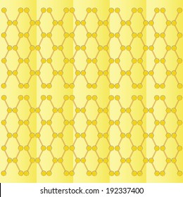 Abstract seamless geometric pattern. Yellow background 