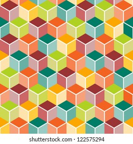 Abstract seamless geometric pattern.vector illustration