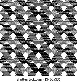 Abstract seamless geometric pattern.Vector illustration