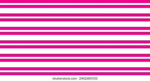 abstract seamless geometric pink horizontal line pattern vector.